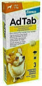 Elanco - Adtab Anti Vlooien en Teek Kauwtabletten - Hond - Bescherming - > 5,5 - 11 kg - 3 Tabletten - 1 Keer Per Maand