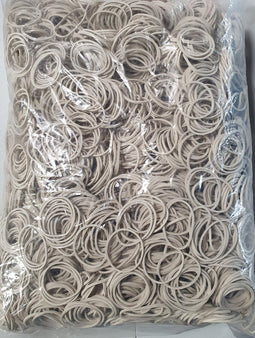Elastiek 30x1.5mm wit, 1000 gram (nummer 12)