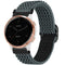 Elastisch nylon bandje - Universeel 18 mm aansluiting - Lichtgrijs