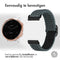 Elastisch nylon bandje - Universeel 18 mm aansluiting - Lichtgrijs