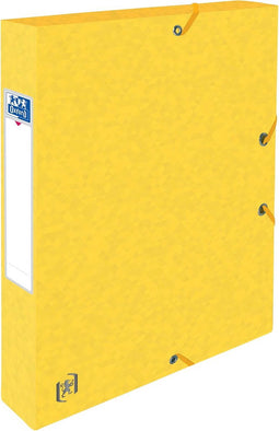 Elastobox Oxford Top File+ A4 40mm geel | 9 stuks
