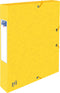 Elastobox Oxford Top File+ A4 40mm geel