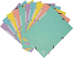 Elastomap A4 - Aquarel- 10 Stuks - 3 Kleppen in Glanskarton 400 g/m�