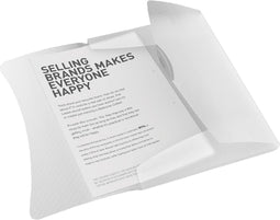 Elastomap Esselte Vivida A4 3 kleppen PP wit - 10 stuks