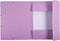 Elastomap Exacompta Aquarel A4 3 kleppen 400gr glanskarton lila - 5 stuks