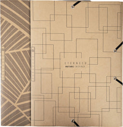 Elastomap Exacompta Eterneco A4 3 kleppen 400gr 2 dessigns - 25 stuks