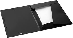 Elastomap Jalema college file A4 3 klepppen PP zwart
