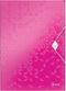 Elastomap Leitz WOW A4 3 kleppen PP roze - 10 stuks