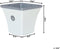 ELATEIA - Plantenbak - Wit - 37 cm - Klei-vezelmengsel