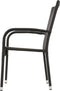 Stapelstoel Corona zwart