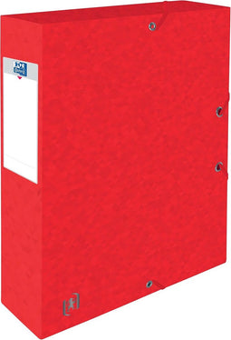 Elba elastobox Oxford Top File+ rug van 6 cm, rood