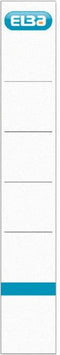 Elba Rugetiketten Ft 19 x 3 cm | wit | 10 stuks