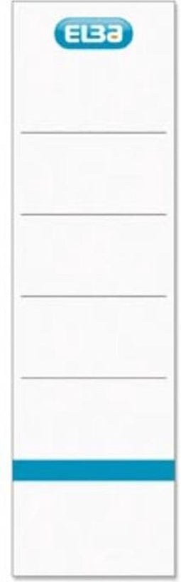 Elba rugetiketten | ft 19x5 | 9 cm | wit 10 st