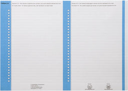 Elba ruiterstrook type 8 | vel met 2x27 etiketten | pak van 270 etiketten | blauw