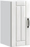 vidaXL - Keukenwandkast - Lucca - bewerkt - hout - hoogglans - wit