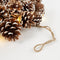 House of Seasons Kerstkrans - LED Verlichting 30 lampjes - Ø48 cm - Bruin