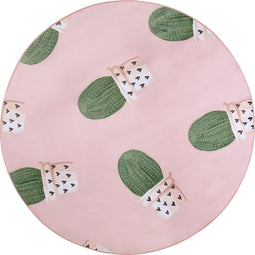 ELDIVAN - Laagpolig vloerkleed - Roze - 120 cm - Polyester