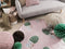 ELDIVAN - Laagpolig vloerkleed - Roze - 120 cm - Polyester