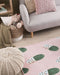 ELDIVAN - Laagpolig vloerkleed - Roze - 80 x 150 cm - Polyester