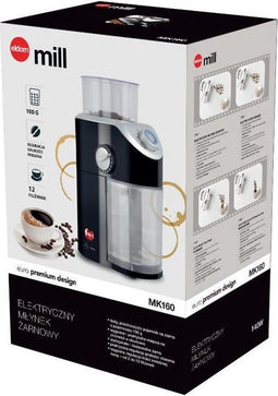ELDOM MK160 MILL Koffiemolen Zwart, Roestvrijstaal 140 W