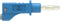 Electro PJP 2117-CD1-200Bl Meetsnoer Bananenstekker Bananenstekker 2.00 m Blauw 1 stuk(s)