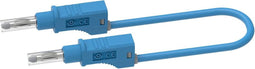Electro PJP 2217/600V-CD1-100Bl Meetsnoer Bananenstekker Bananenstekker 1.00 m Blauw 1 stuk(s)