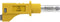 Electro PJP 2217/600V-CD1-100J Meetsnoer Bananenstekker Bananenstekker 1.00 m Geel 1 stuk(s)