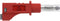 Electro PJP 2217/600V-CD1-100R Meetsnoer Bananenstekker Bananenstekker 1.00 m Rood 1 stuk(s)