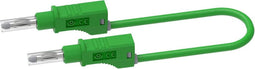 Electro PJP 2217/600V-CD1-100V Meetsnoer Bananenstekker Bananenstekker 1.00 m Groen 1 stuk(s)