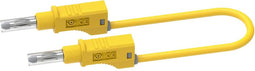 Electro PJP 2217/600V-CD1-200J Meetsnoer Bananenstekker Bananenstekker 2.00 m Geel 1 stuk(s)