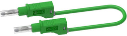 Electro PJP 2217/600V-CD1-200V Meetsnoer Bananenstekker Bananenstekker 2.00 m Groen 1 stuk(s)