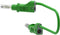 Electro PJP 2217/600V-CD1-200V Meetsnoer Bananenstekker Bananenstekker 2.00 m Groen 1 stuk(s)