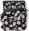 Elegance Dekbedovertrek 200x200/220cm - Jane - Zwart - Tweepersoons - Micropercal
