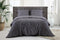 Elegance Dekbedovertrek Embossed Snake - Anthracite - Dekbedovertrek 240x200/220 - Lits Jumeaux - Met 2 Bijpassende Kussenslopen 60x70