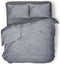 Elegance Dekbedovertrek Embossed Zebra - Anthracite - Dekbedovertrek 140x200/220 - 1 Persoons - Met Bijpassende Kussensloop 60x70