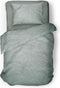 Elegance Dekbedovertrek Embossed Zebra - Green - Dekbedovertrek 140x200/220 - 1 Persoons - Met Bijpassende Kussensloop 60x70