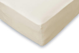 Elegance Hoeslaken Jersey Katoen Stretch 35cm Hoge Hoek - ecru 180x210/220cm - Lits Jumeaux