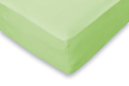 Elegance Hoeslaken Jersey Katoen Stretch 35cm Hoge Hoek - lime 80/90x190/200cm - 1 Persoons
