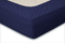 Elegance Hoeslaken Katoen Perkal 35cm Hoekhoogte donker blauw