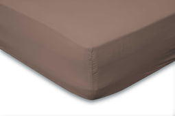 Elegance Hoeslaken Katoen Perkal 35cm Hoekhoogte - oud roze 90x200cm