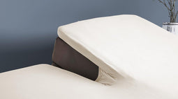 Elegance Splittopper Hoeslaken 180gr m2 Hoogwaardig Flanel - ivoor 160x200cm