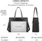Elegant Leren Draagtas met Verstelbare Schouderriem - Ideaal als Laptop Tas - Vrouwen