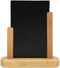 Elegant small table chalk board - Wood with lacquered teak finish - 10x15cm