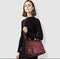 Elegante Grote Bordeauxrode Handtas voor Dames - Ideaal voor Dagelijks Gebruik