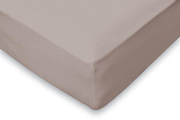 Eleganzzz Hoeslaken 180gr m2 Hoogwaardig Flanel 35cm Hoekhoogte - taupe 90x210/220cm