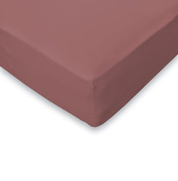 Eleganzzz Hoeslaken Jersey Stretch 35cm Hoekhoogte - Rose - Hoeslaken 180x210/220cm - 200x200cm - Lits Jumeaux - 100% Katoen - Hoeslakens