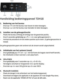 Elektrisch verstelbare zit-sta hoek opstelling Teez breed 180CM diep 160CM bladkleur Kersen framekleur Zwart (RAL9005) | NEN-EN527|TÜV Rheinland | Rechts