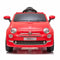 Elektrische auto voor kinderen Fiat 500 113 x 67,5 x 53 cm MP3 Rood 30 W 6 V Met afstandsbediening
