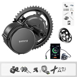 Elektrische Fiets Conversie Kit - 42T Kettingwiel en C18 Display