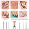elektrische nagelknipper 35000 tpm, oplaadbare gelnagelknipper, nagellak, manicureset, elektrische nagelvijl met nagelbits, instelbare snelheid en richting, roze goud